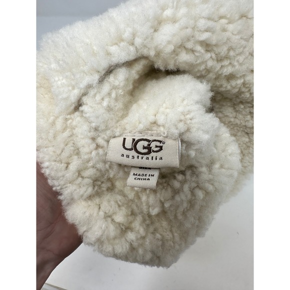 Ugg Sheepskin‎ Shearling Bucket Hat Tan OS main image 4